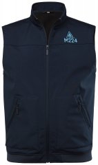 Men+ 414 Gilet softshell con collo alto Blu scuro