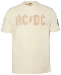 JP1880 836411 AC/DC Classic Logo T-shirt Grigio sabbia
