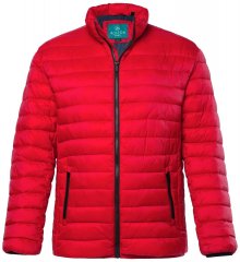 Boston Park 638 Giacca trapuntata bellyfit con collo alto Rosso