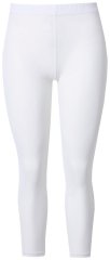Ulla Popken 836800 Collant senza piede a pois Bianco
