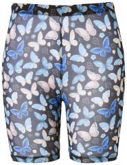 Ulla Popken 837676 Pantaloncini anti-sfregamento fantasia Nero