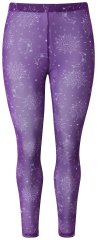 Ulla Popken 837935 Collant senza piede fantasia Viola