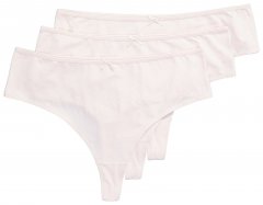 Ulla Popken 838637 Perizoma confezione da 3 Beige