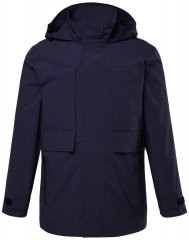 Men+ 215 Giacca antipioggia con cappuccio Blu scuro