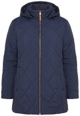 Ulla Popken 841360 Giacca trapuntata Blu scuro