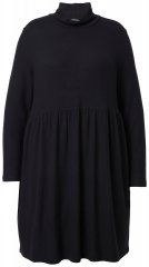 Ulla Popken 844233 Abito in maglia a maniche lunghe Nero