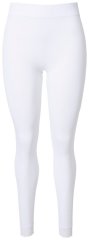 Ulla Popken 844563 Collant senza piede con pizzo Bianco