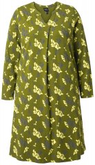 Ulla Popken 845190 Abito in jersey a fiori Turchese