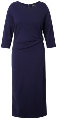 Ulla Popken 845705 Abito in jersey Blu scuro