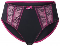 Ulla Popken 845885 Slip a fiori con pizzo Rosa