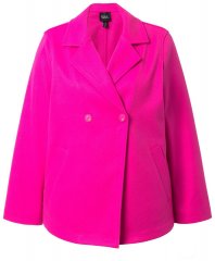 Ulla Popken 846021 Cappotto in pile Rosa