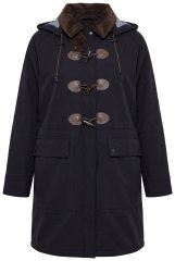 Ulla Popken 846278 Cappotto softshell Nero