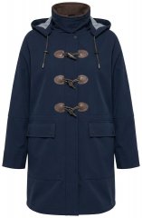 Ulla Popken 846278 Cappotto softshell Blu scuro