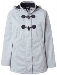 Ulla Popken 846744 Giacca softshell Grigio melange