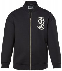 STHUGE 847083 Giacca varsity in tessuto scuba Nero