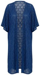 Ulla Popken 847654 Abito fantasia Blu scuro