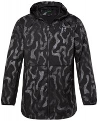 Jay-Pi 847852 Giacca outdoor ultraleggera con stampa riflettente Nero