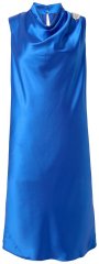 Ulla Popken 847862 Abito in raso Blu reale