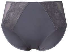 Ulla Popken 848693 Slip con pizzo Antracite