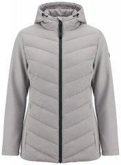 Ulla Popken 849472 Giacca trapuntata Grigio
