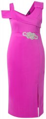 Ulla Popken 849508 Abito da sera Lilla