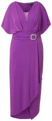 Ulla Popken 849533 Abito da sera Rosso bacca