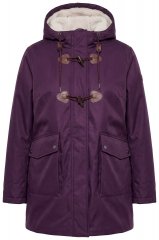 Ulla Popken 849619 Giacca antipioggia Viola scuro