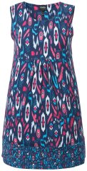 Ulla Popken 849887 Abito in jersey senza maniche Blu scuro