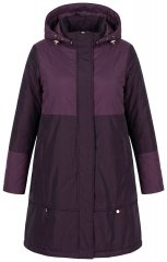 Ulla Popken 849908 Giacca antipioggia Bordeaux