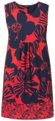 Ulla Popken 850175 Abito in jersey fantasia Corallo
