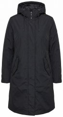 Ulla Popken 850774 Cappotto tecnico Nero