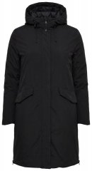 Ulla Popken 850806 Cappotto tecnico Nero