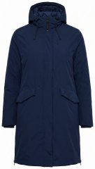 Ulla Popken 850806 Cappotto tecnico Blu scuro