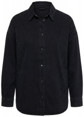 Ulla Popken 851036 Giacca di jeans Antracite