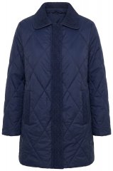 Ulla Popken 851123 Giacca trapuntata Blu scuro