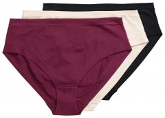 Ulla Popken 851739 Slip confezione da 3 Nero