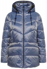 Ulla Popken 851790 Giacca trapuntata Blu denim