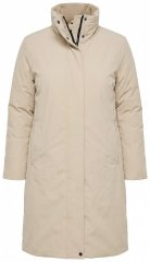 Ulla Popken 851811 Cappotto trapuntato Beige