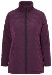 Ulla Popken 851831 Giacca trapuntata Marrone