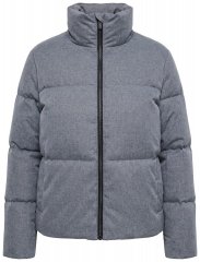 Ulla Popken 851854 Giacca trapuntata Grigio melange