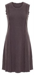 Ulla Popken 852190 Abito in jersey Marrone mogano