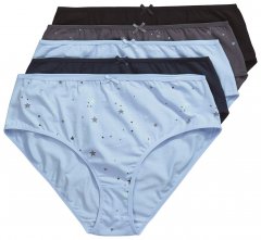 Ulla Popken 852258 Slip confezione da 5 Antracite