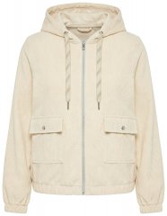 Ulla Popken 852802 Giacca in velluto a coste Bianco panna
