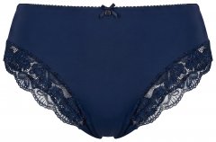Ulla Popken 852930 Slip con pizzo Blu scuro