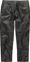 JP1880 853066 Pantaloni in pelle con grandi tasche posteriori Nero