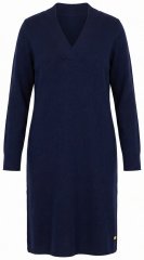 Ulla Popken 853077 Abito in maglia a maniche lunghe Blu scuro