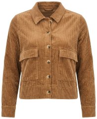 Ulla Popken 853421 Giacca in velluto a coste Marrone