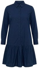 Ulla Popken 853457 Abito a maniche lunghe Blu scuro