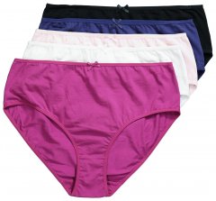 Ulla Popken 853458 Slip confezione da 5 Blu reale
