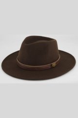 JP1880 853626 Cappello di lana Marrone scuro